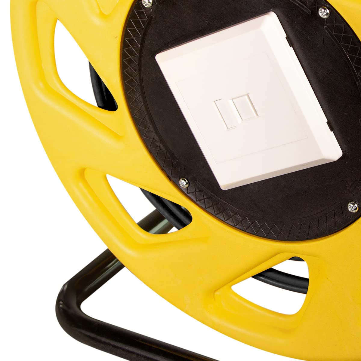LogiLink Enrouleur de câble mobile Cat.7 avec blindage S/FTP, gaine TPE pour une utilisation en intérieur et en extérieur, 60 m