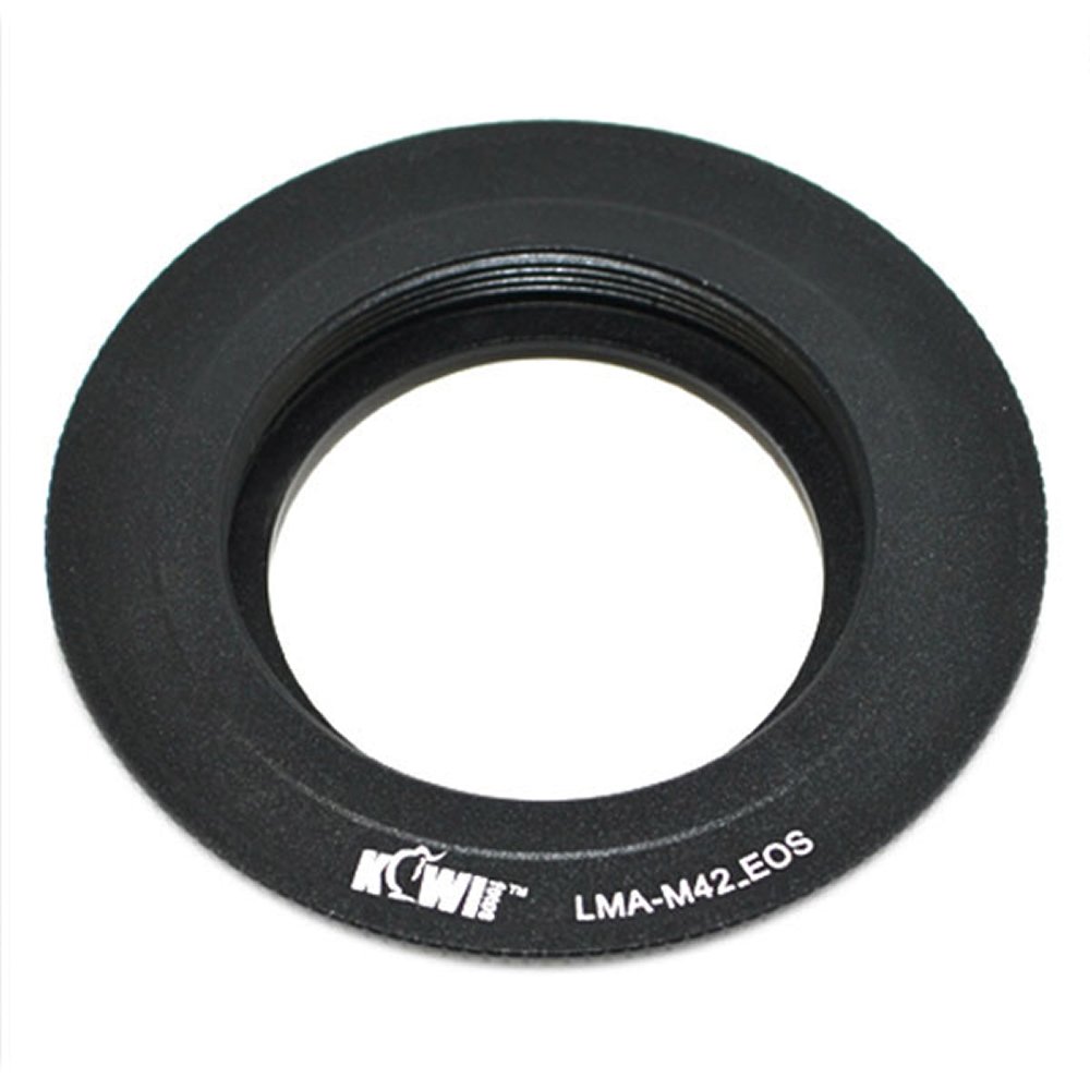 Kiwifotos Photo Lens Mount Adapter M42 EOS, LMA-M42_EOS, Schwarz