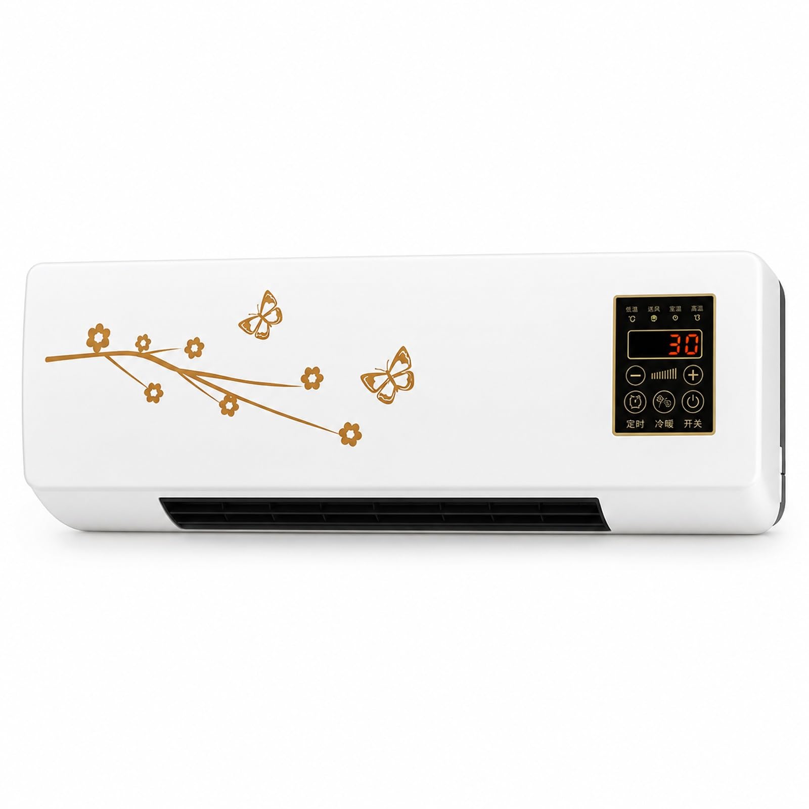 Ductless Portable AC - No Window Needed, Wall Mounted Air Conditioners, Quiet Operation with Remote Control for Home, Office