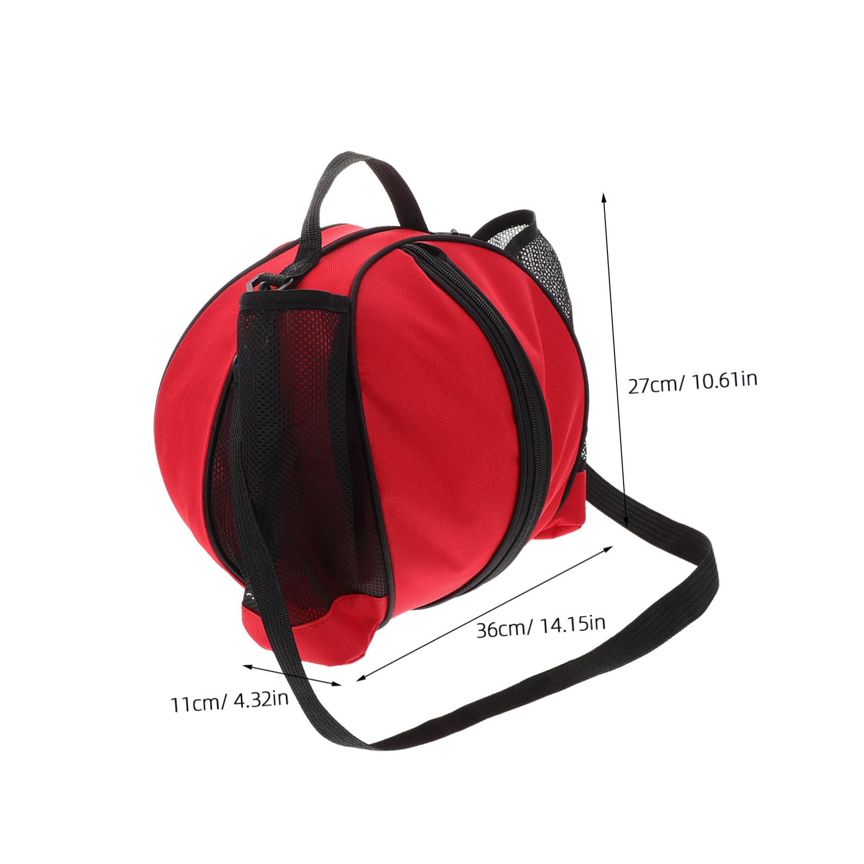 Abaodam Sports Supplies Bag Basketball Soccer Volleyball Organizer Pockets Comfortable and Spacious