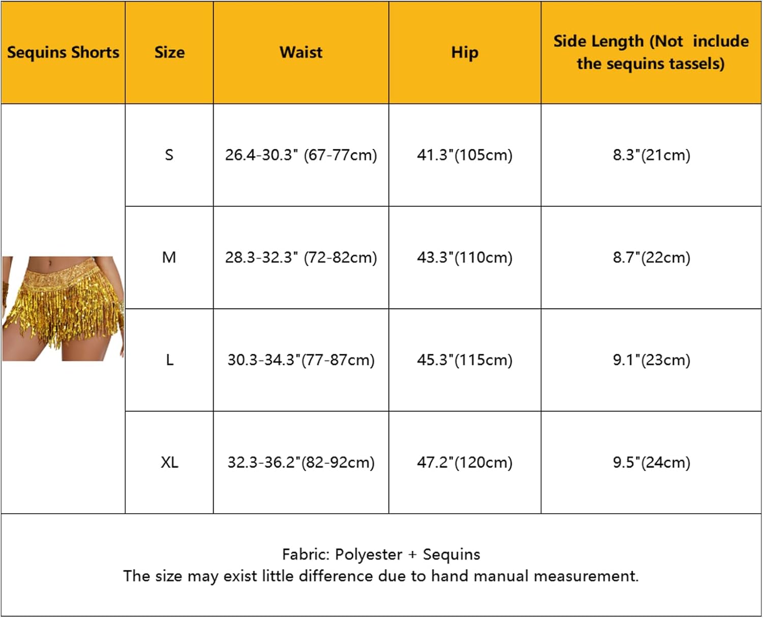 Women's Sequins Tassel Skirts Shorts Glitter Fringe Booty Festival Bottoms Rave Dance Shorts - Image 3