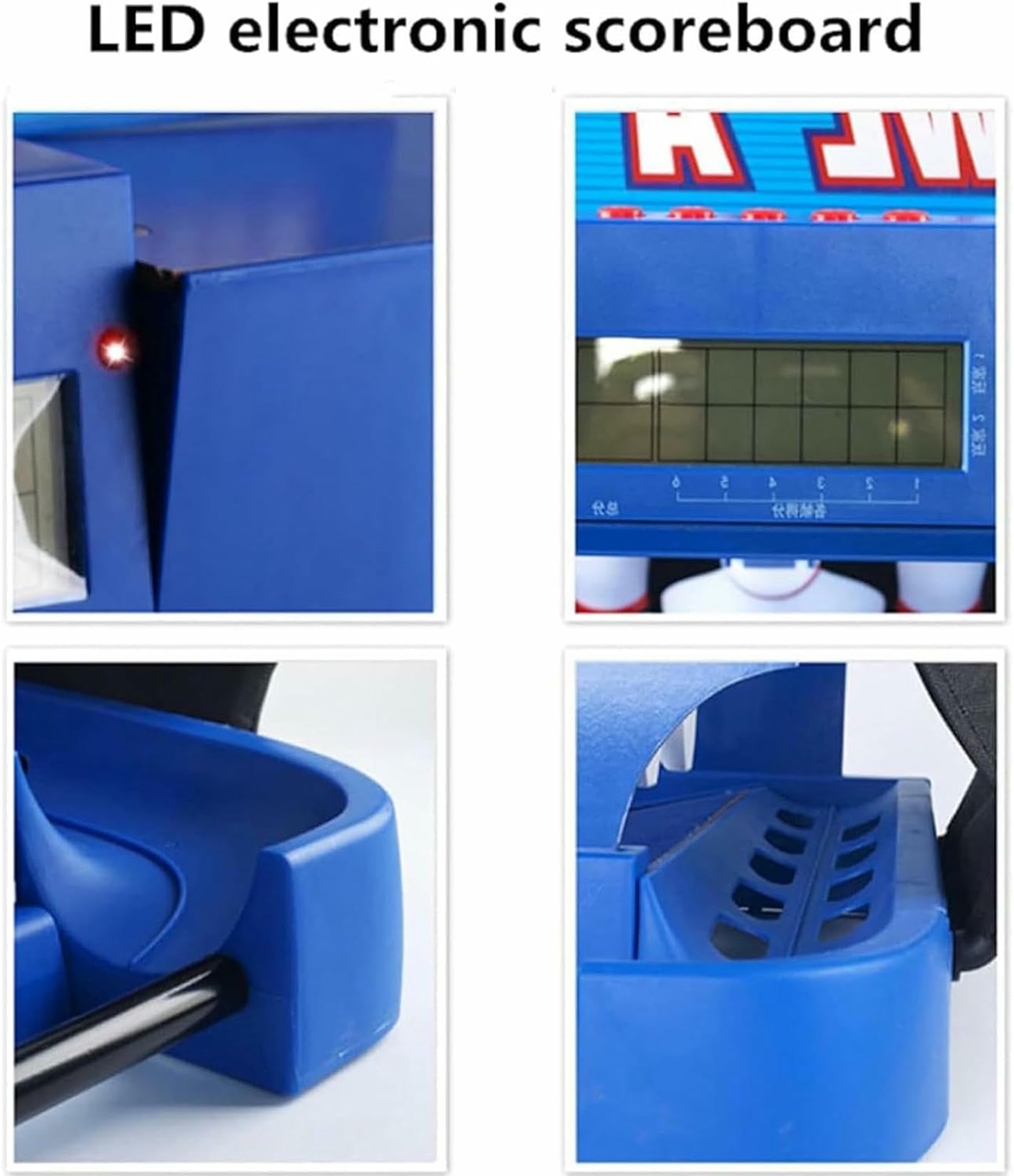 Juego De Bolos De LED Electrónico: Consola De Deportes De Bolos Cubiertos con Reinicio Automático Y Marcador para Niños, Niñas Y Adultos