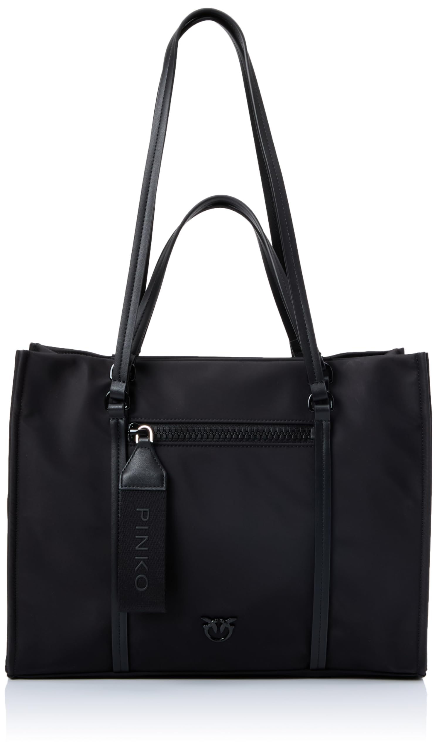 Pinko, VAGABOND SHOPPER RECYCLED NYLON Kobieta, Z99B_CZARNY