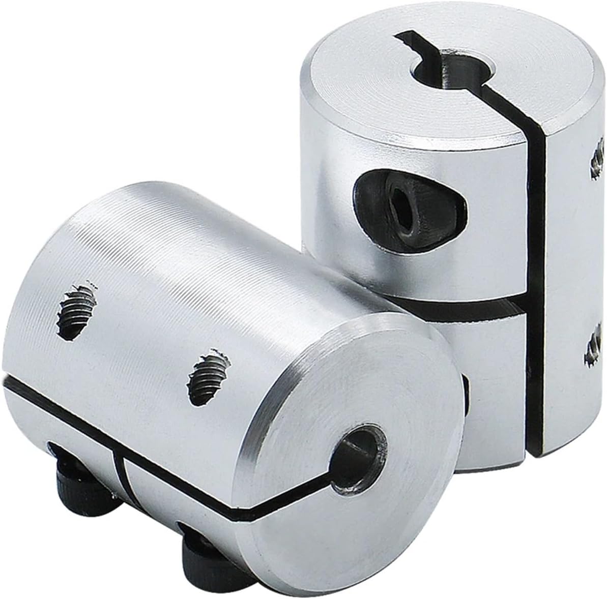 1PC D20 L30 High Precision Rigid Coupling Aluminium Alloy Shaft Coupler 4 M3 Screw for Stepper Motor Accessories Parts (Size : D20L30-6X6)