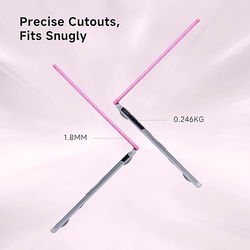 Miniatura 154 de Funut Funda compatible con MacBook Air de 15 pulgadas 2024 2023 versión M3 A3114 M2 A2941 con pantalla de retina líquida y Touch ID, carcasa rígida