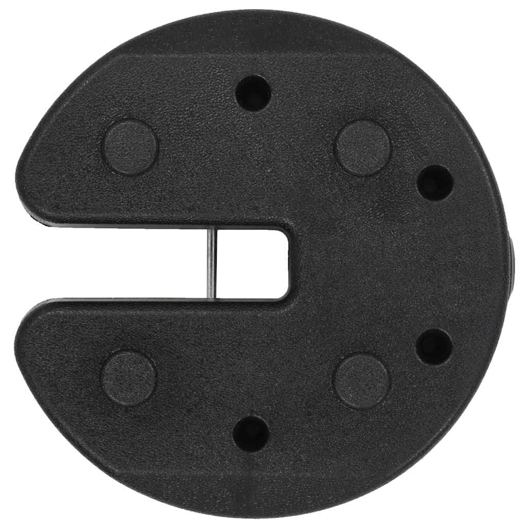Plaque De Poids Pour Auvent Pop-up – 22LB (10kg) – Acier Et Caoutchouc – Noir