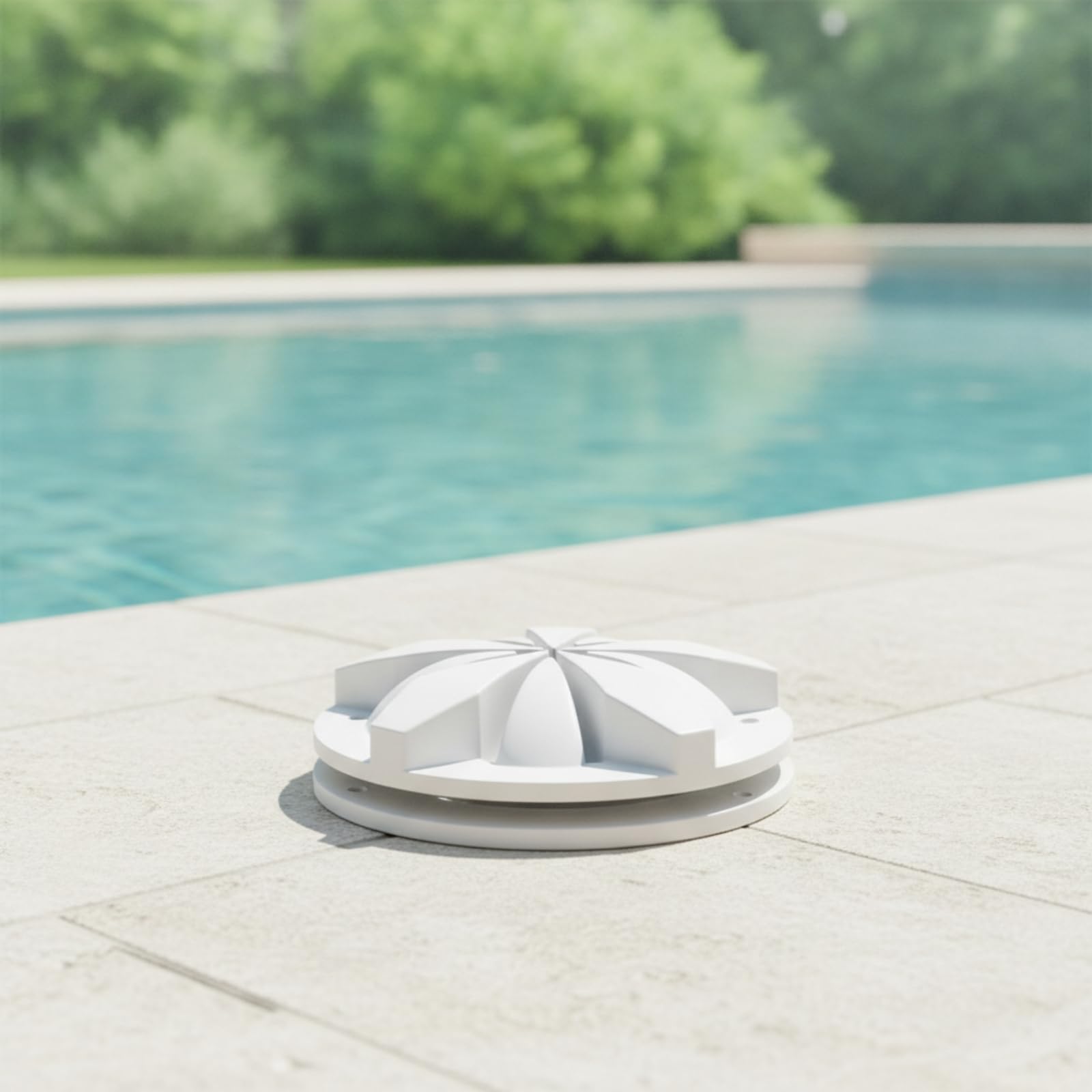 F Fityle Accesorio para Piscina de Drenaje con Rejilla Cubierta Antienredos Tapa Antivórtice para Empotrar Suaviza el Contiene Residuos Adecuado para Piscinas