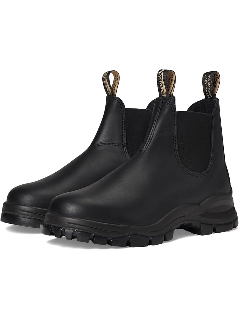 Black Blundstone Lug Chelsea Boots