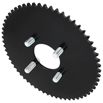 #35-60T 51mm Bore 60 Tooth Rear Sprocket 4 Holes Go Cart Sprocket Mini Bike Sprocket for Go Kart Drift Trike Pocket Dirt Bikes ATV Quad Buggy