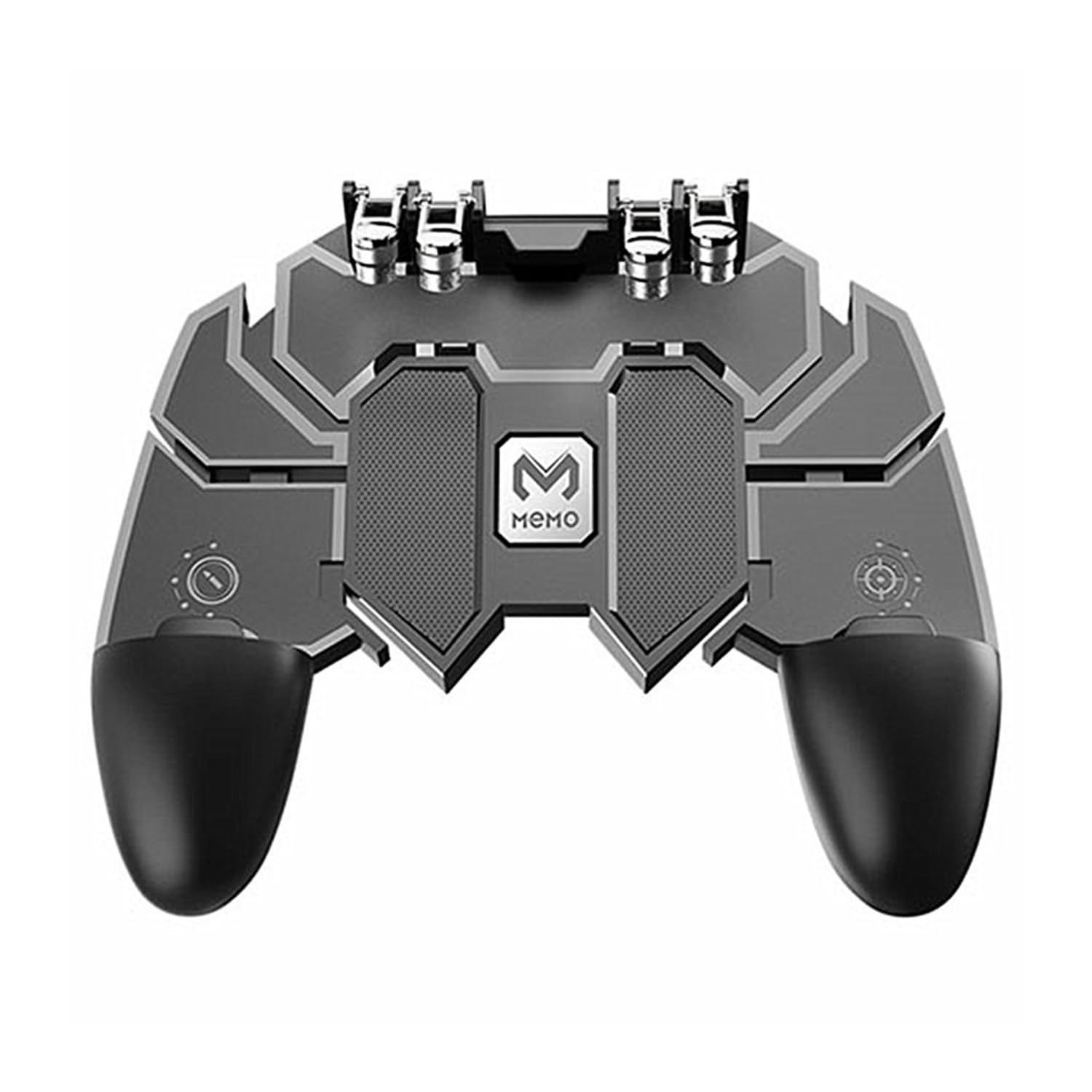noymi pubg trigger controller and mobile gamepad: 6 finger game assistant with 4 highly sensitive triggers and left/right tilt probe - enhanced gaming experience on your smartphone