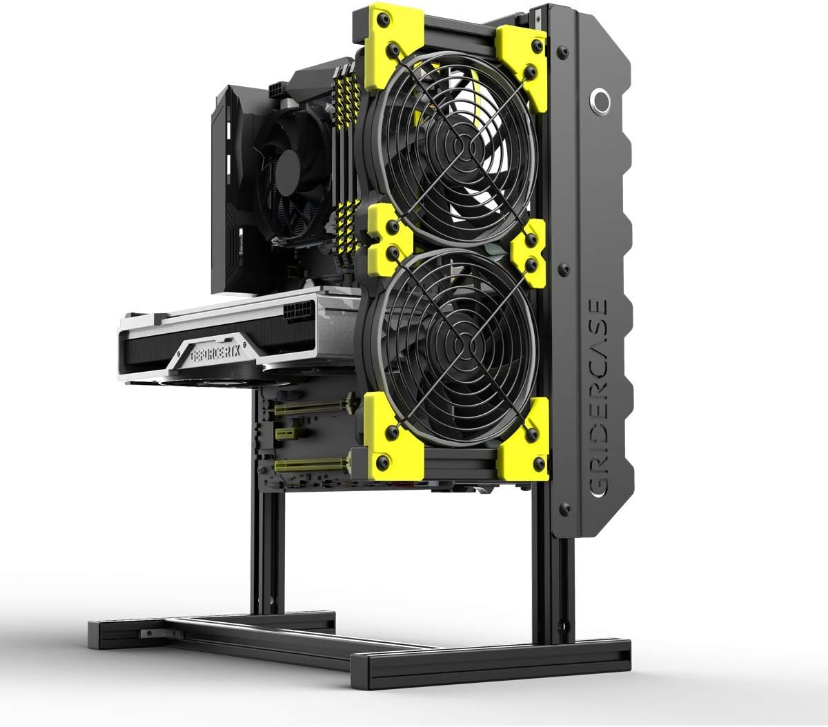 Veddha Grider Case GCA1 Open-Air Cooling Design PC Gaming Desktop Case