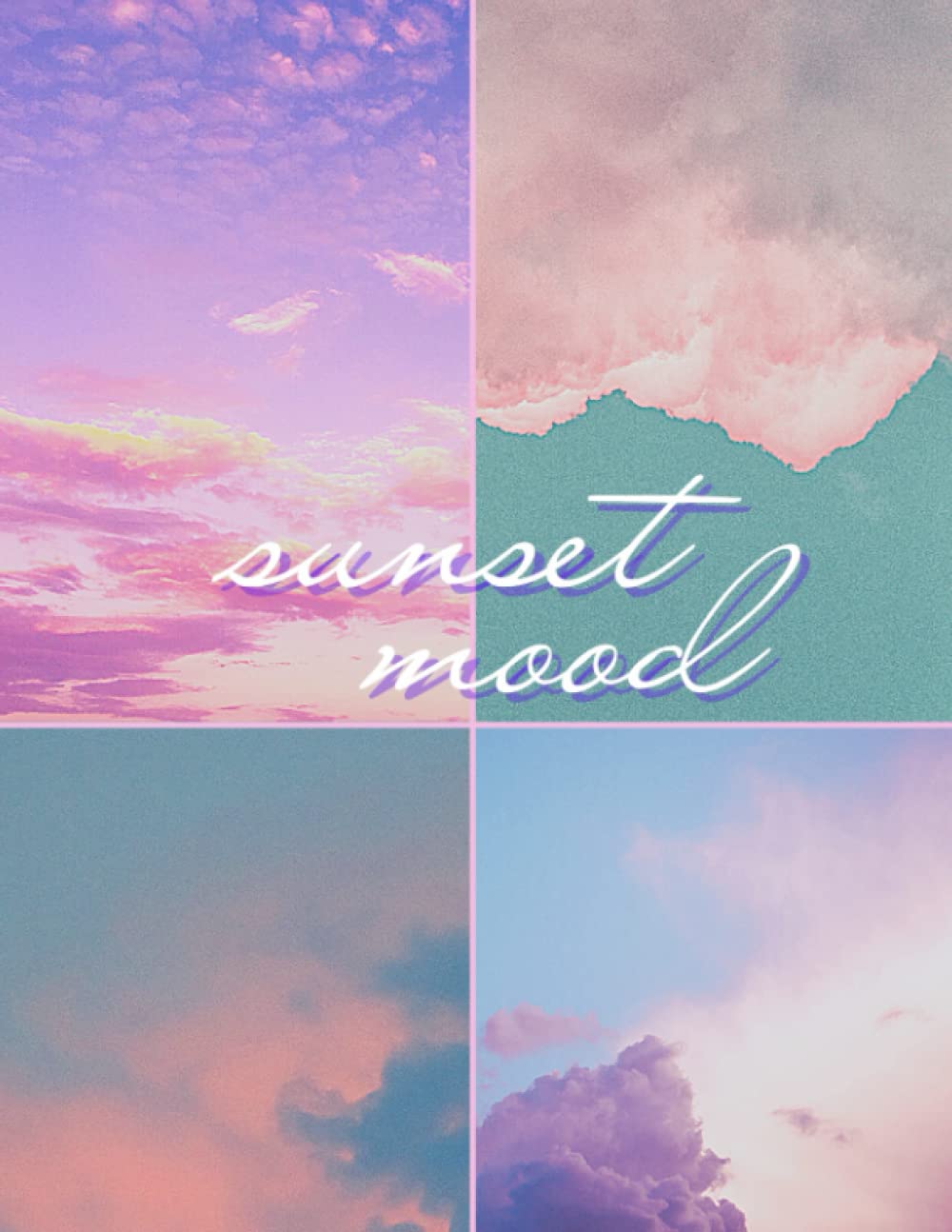 Livre de table basse decoratif empilable Sunset Mood pour une decoration d'interieur chic