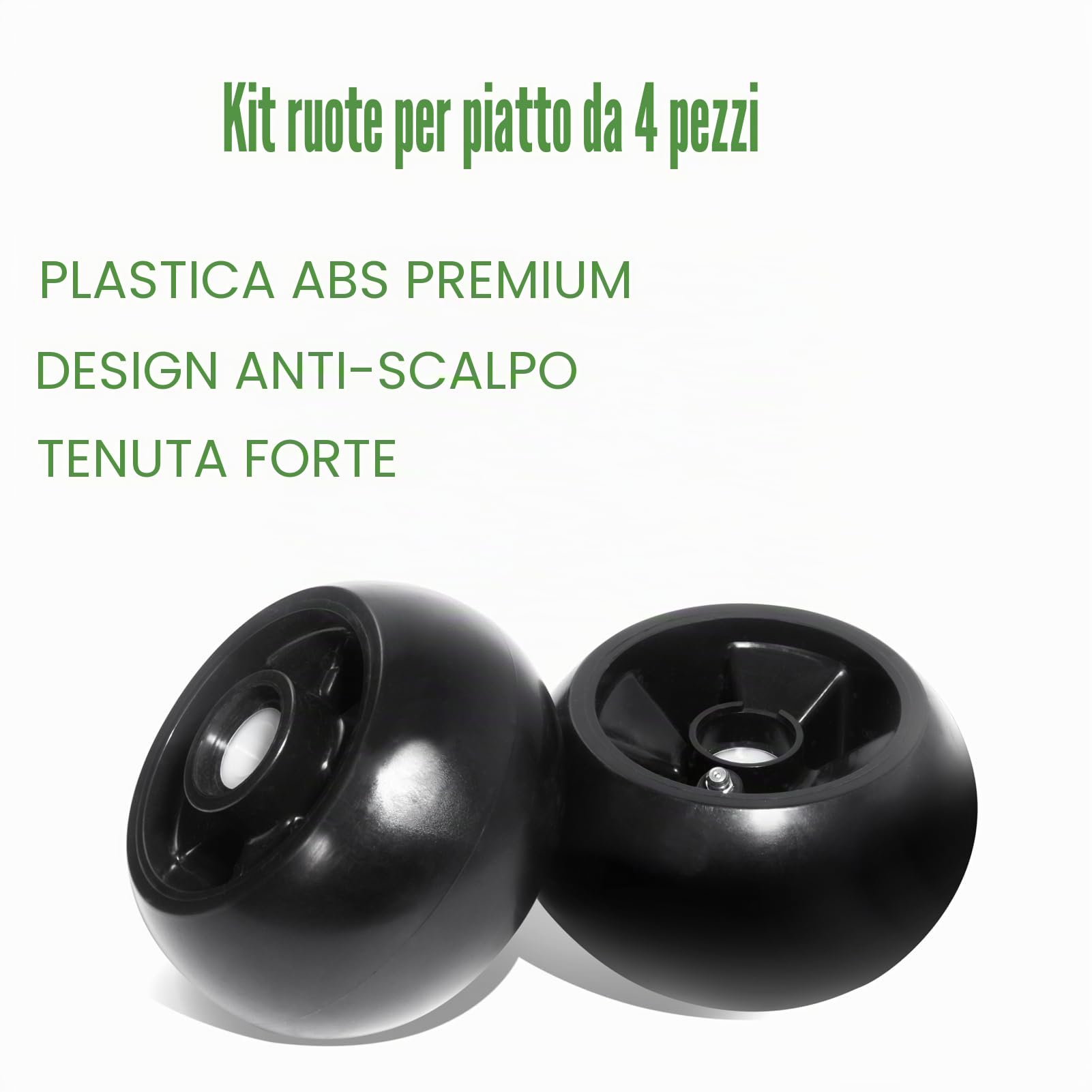 Kit di 4 ruote per trattorini John Deere da 121,9 cm, 137,2 cm, 157,5 cm, 182,9 cm, 152,4 cm, trattori da giardino, ricambio # AM125172 AM124706 210-300