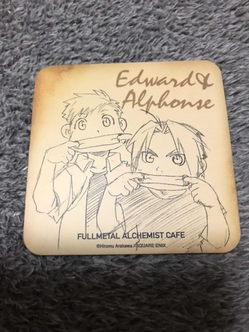Amazon.co.jp: 鋼の錬金術師 コラボカフェトーキョー コースター