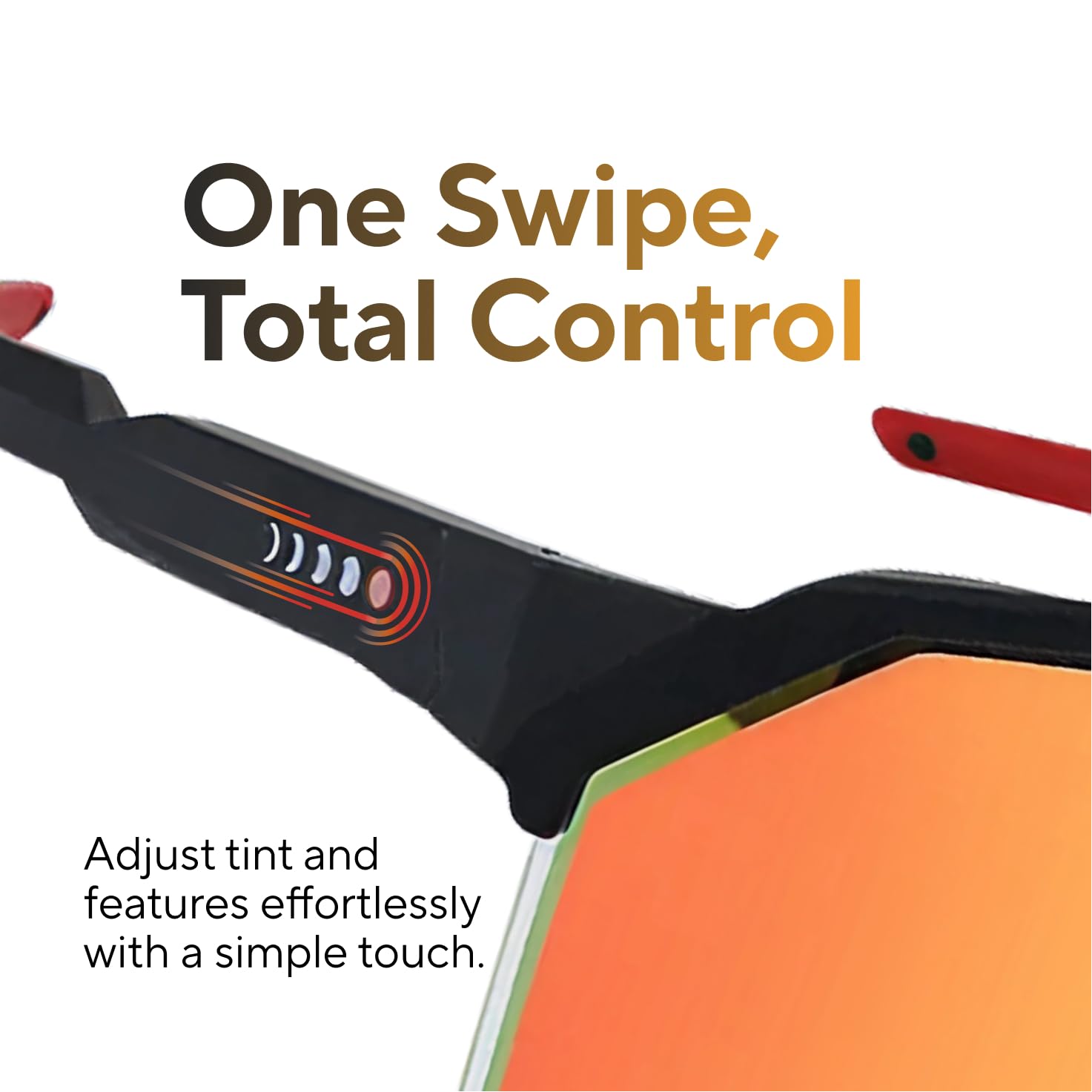 CHAMELO Shield Fire Lunettes Noir Mat