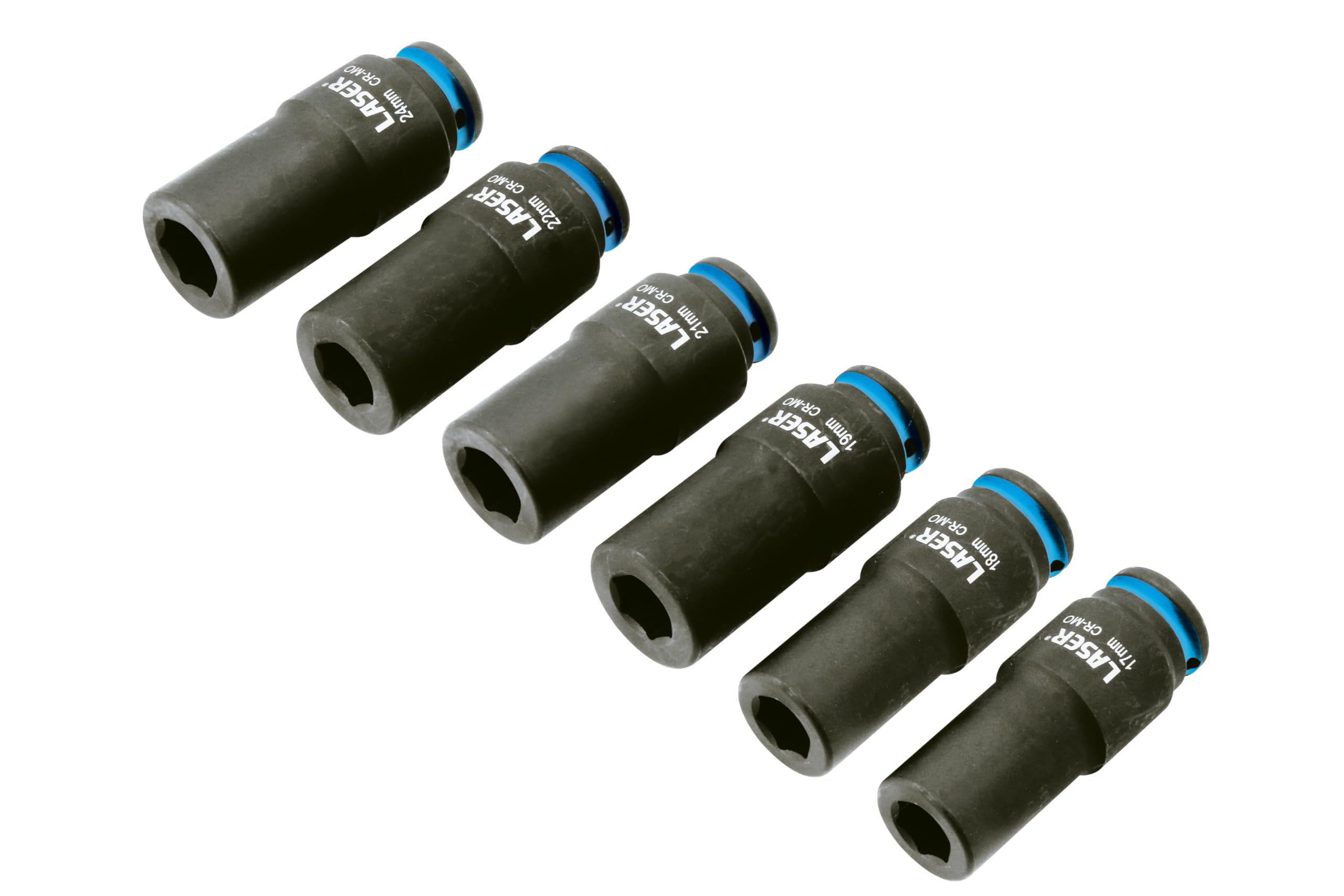 Laser 9172 Weighted Socket Set 1/2"D 6pc