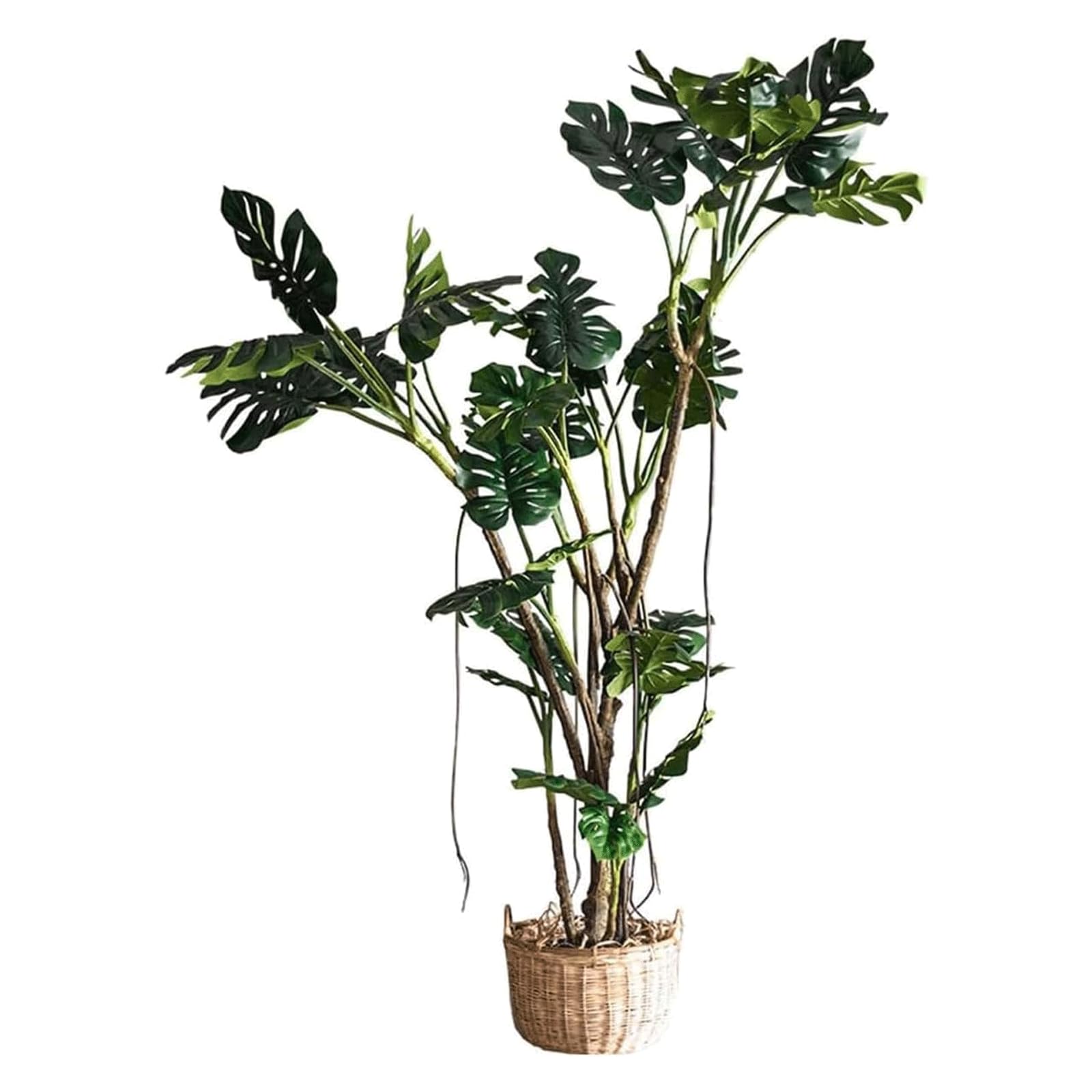 HCZKIUJY 150 Cm Artificial Trees Green Plants Fake Tree Realistic Modeling Fake Plants Indoor Simulation Tree Housewarming Gift