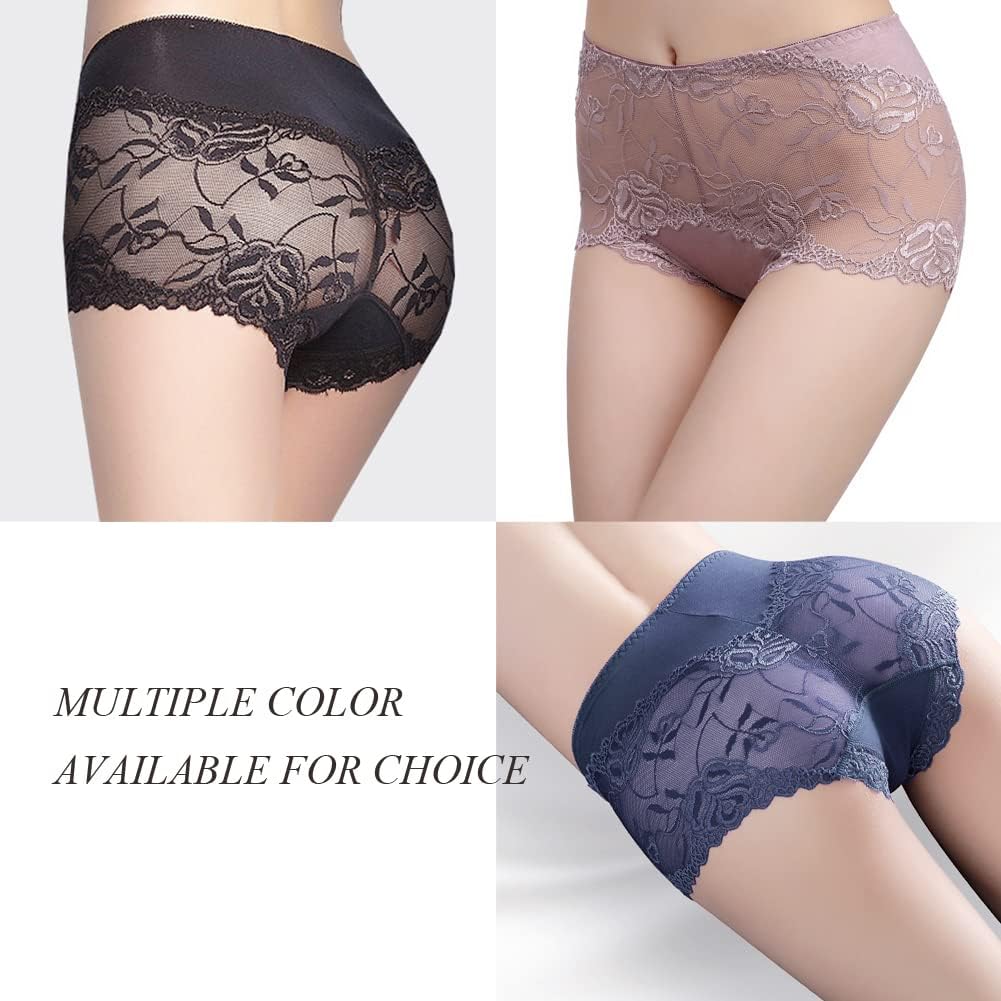Women's High Waisted Brief Lace Panties, French Hipster underwear - Image 6