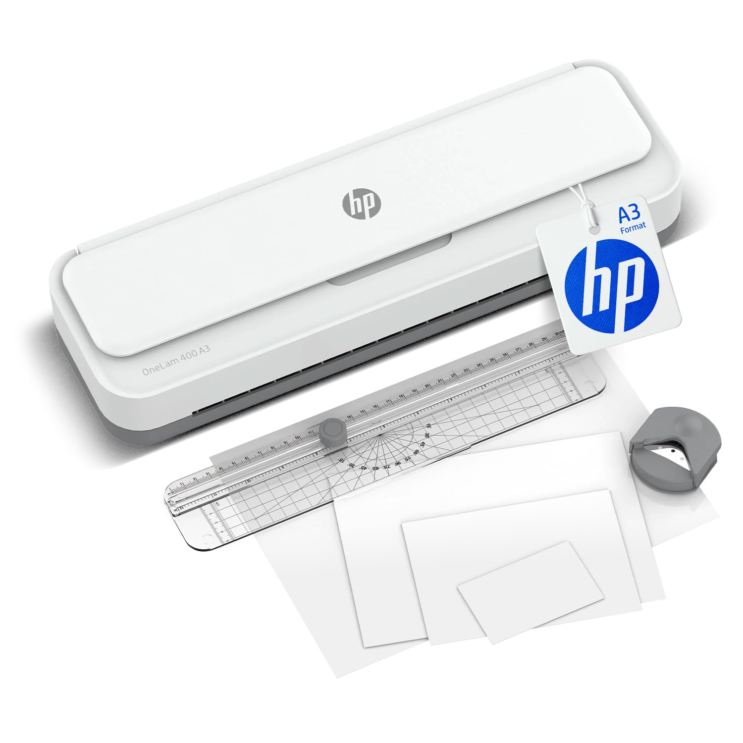 Hp Onelam 400 46 X 14 X 8.6 Cm A3 Laminator 400 Mm/Min. 125 Micron 2 Min Warm-Up Period