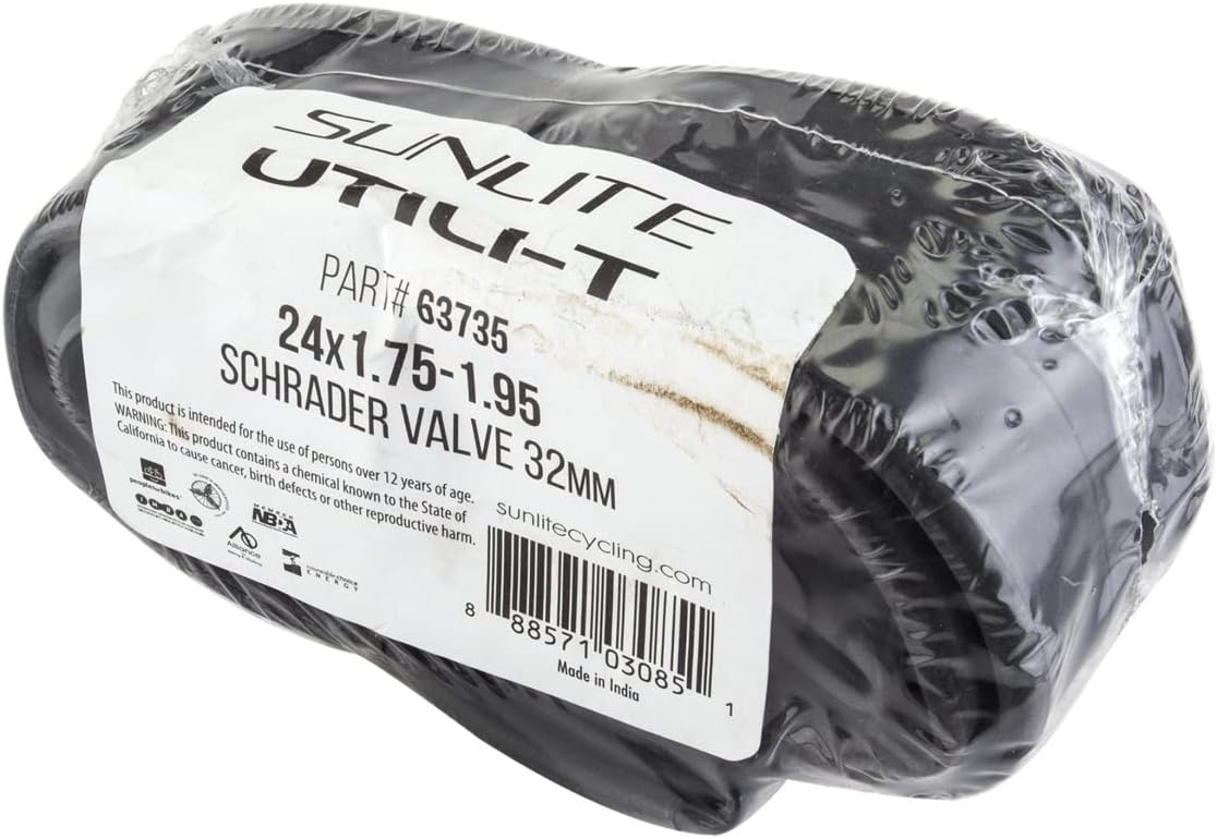 Sunlite Bulk Utili-T Standard Schrader Valve Tubes, Box of 50