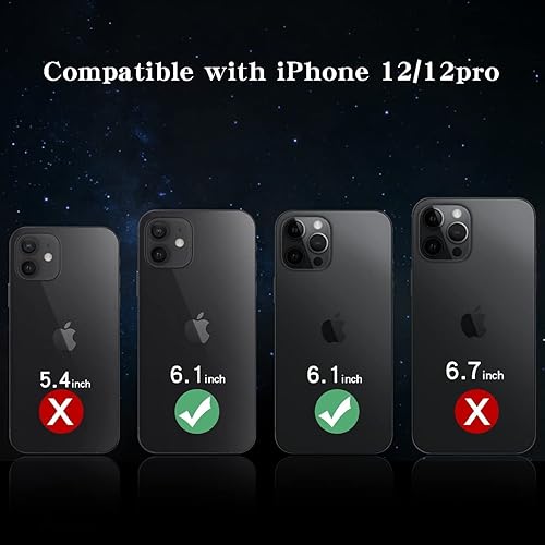 Miniatura 2 de Cavdycidy Funda para iPhone 12 y iPhone 12 Pro para mujer, funda de lujo muy brillante con purpurina 3D con diamantes de imitación de cristal