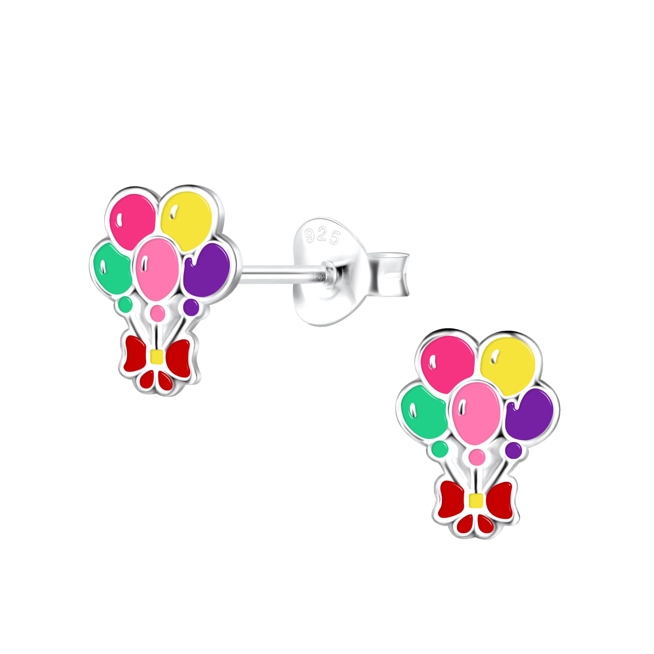 Aww So Cute 92.5 - 925 Sterling Silver Chandi Hypoallergenic Balloons Stud Earrings For Babies, Kids & Girls || Birthday Gift || Comes In A Gift Box || 925 Stamped With Certificate Of Authenticity || ER1355 (B07KMQVLG9) Amazon Price History, Amazon Price Tracker