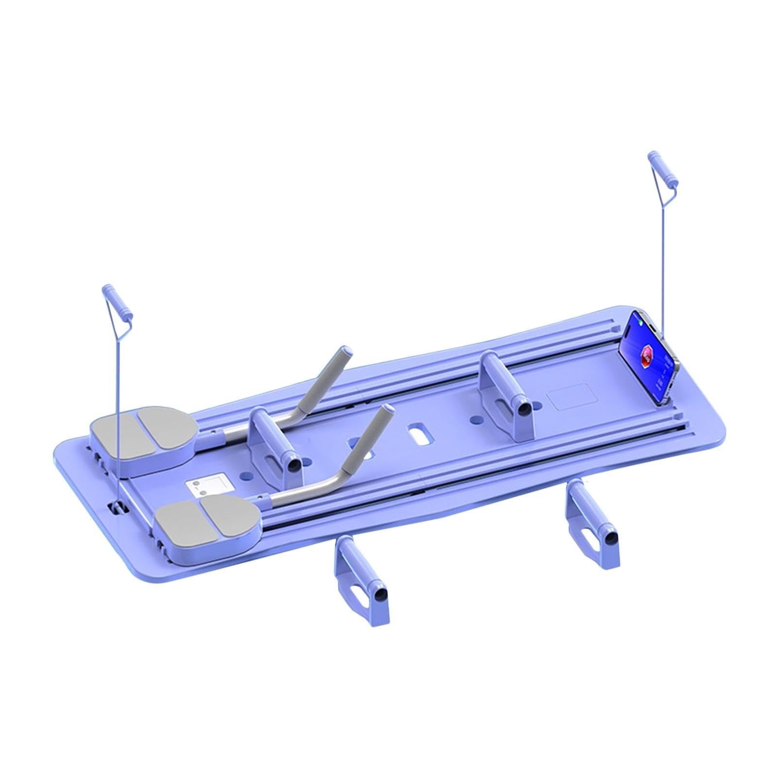 2024 Upgraded Ab Roller Wheel Training Board With Elbow Support, Multifunctional Fitness Board, Adjustable Automatic Rebound Abdominal Roller Core Training Home Exercise For Full-Body Workout(Purple)