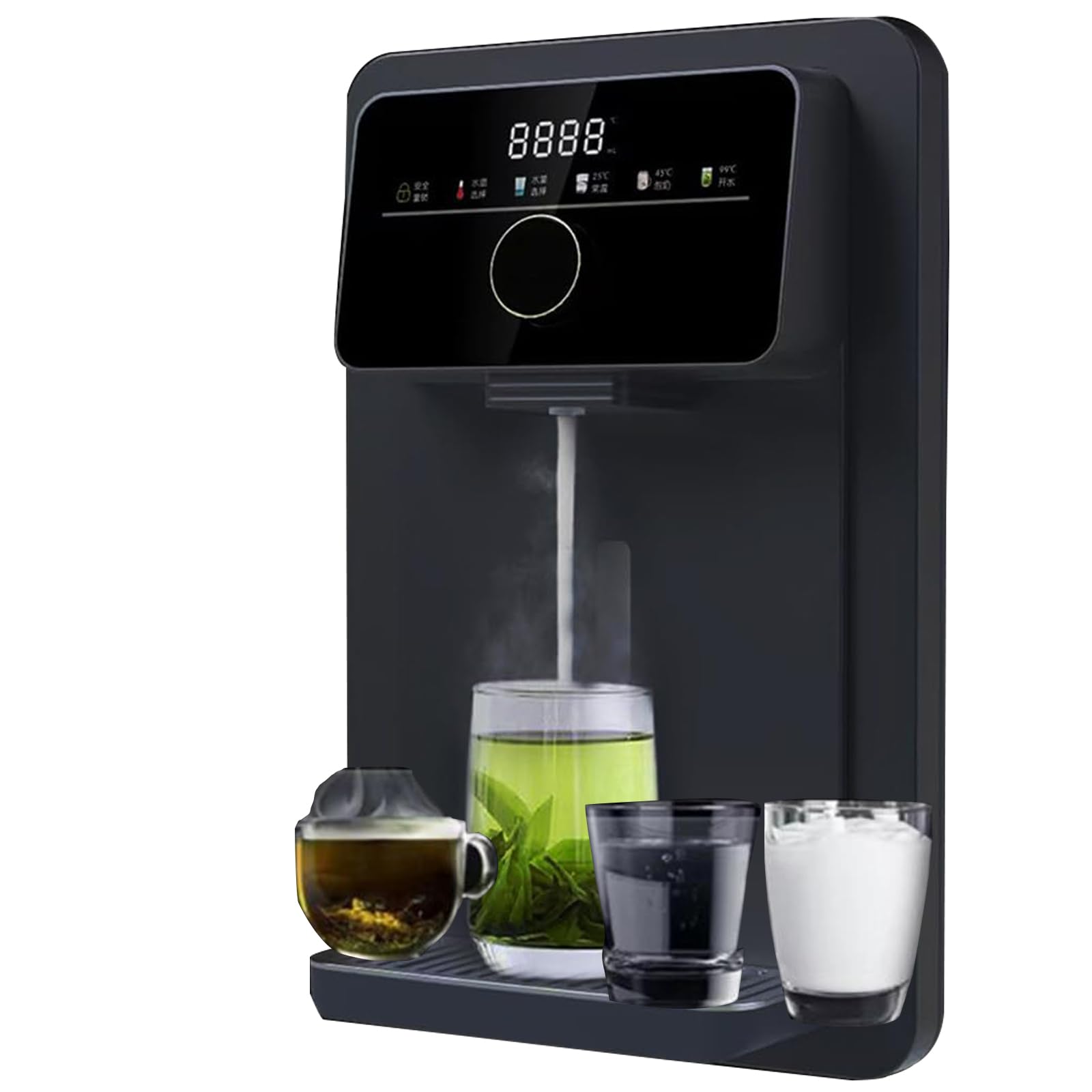 Distributeur d'eau instantané sécurisé contre les brûlures pour espaces professionnels