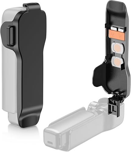 XIAOTJ Pocket 3 Cover Funda protectora para DJI Osmo Pocket 3Xtra Muse Accesorios Gimbal Lens Protector de pantalla, tapa dura compatible con Pocket