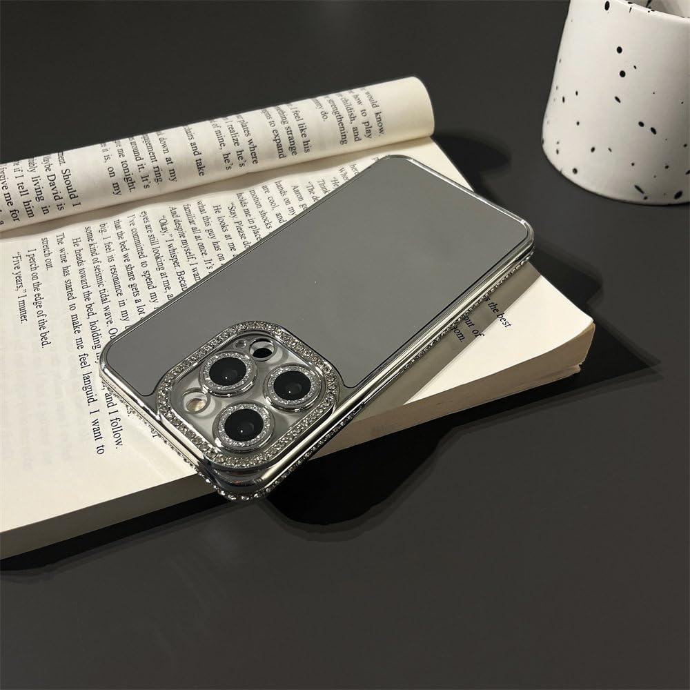 Coque Incassable à Paillettes iPhone 15 Évite Rayures Miroir - 7