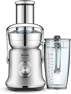 Breville Juice Fountain XL Pro Commercial Centrifugal Juicer, 3.5" Wide Chute, Variable Speed, 70oz Jug - Stainless Steel
