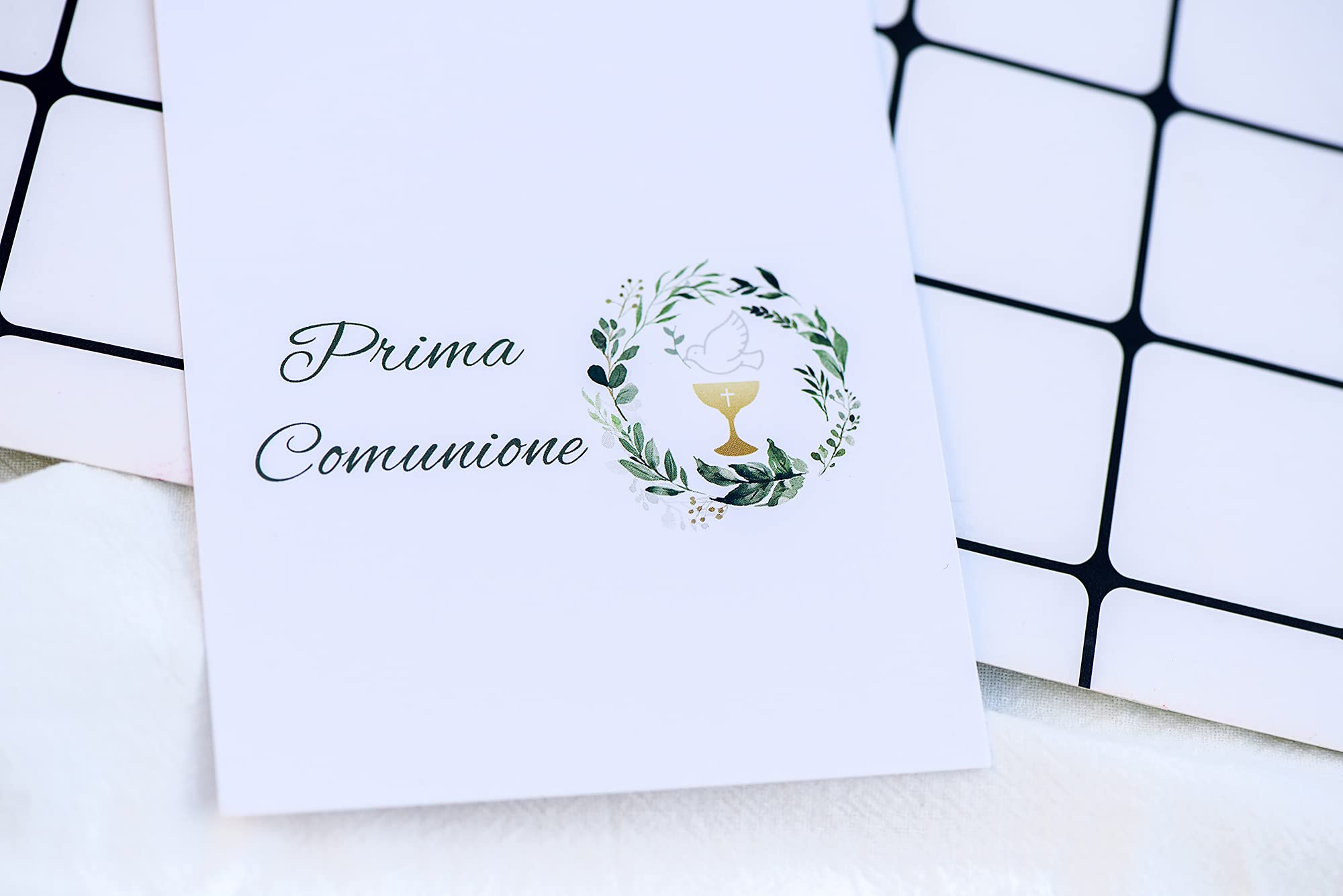 MKISHINE 50 Marque-Places Papier Nacré Blanc – Pour Mariage, Baptême, Anniversaire, Noël, Table Événement