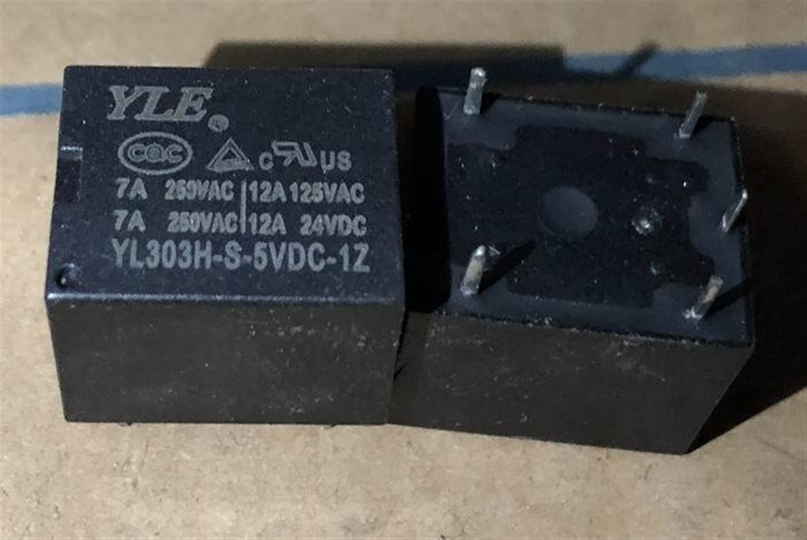 CSKWLLNBC New YL303H-S-5VDC-1Z ; YL303H-S-12VDC-1Z YL303H-S-24VDC-1Z Relay 5pins(YL303H-S-5VDC-1Z)