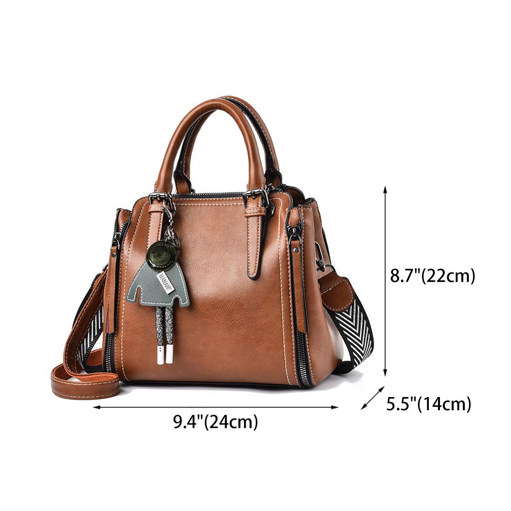 BUKESIYI Mujer Bolsos Bandolera Vestir Casual Bolsos de Mano Convertible PU Cuero Piel ES77139