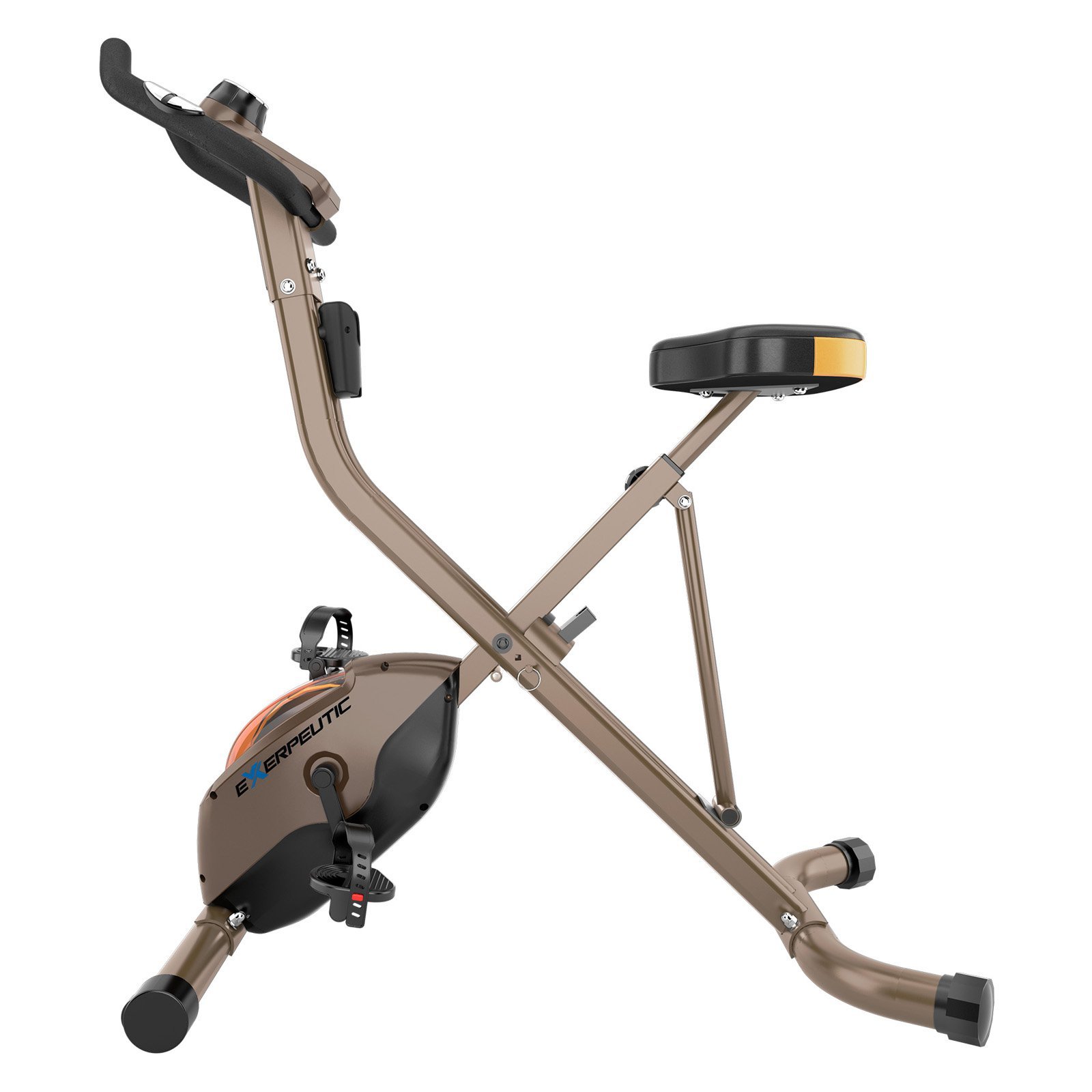 exerpeutic gold heavy duty foldable exercise bike with 400 lbs weight capacity review