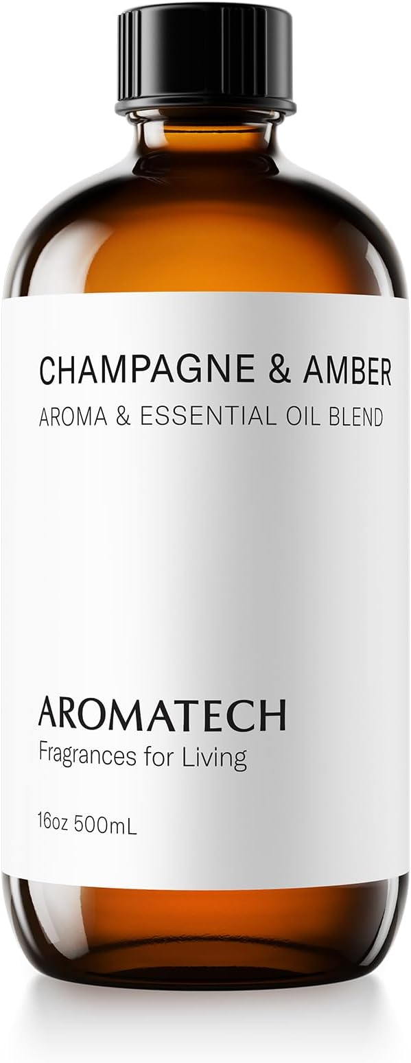 AromaTechChampagne & Amber Aroma Oil for Scent Diffuser - 500 Milliliter