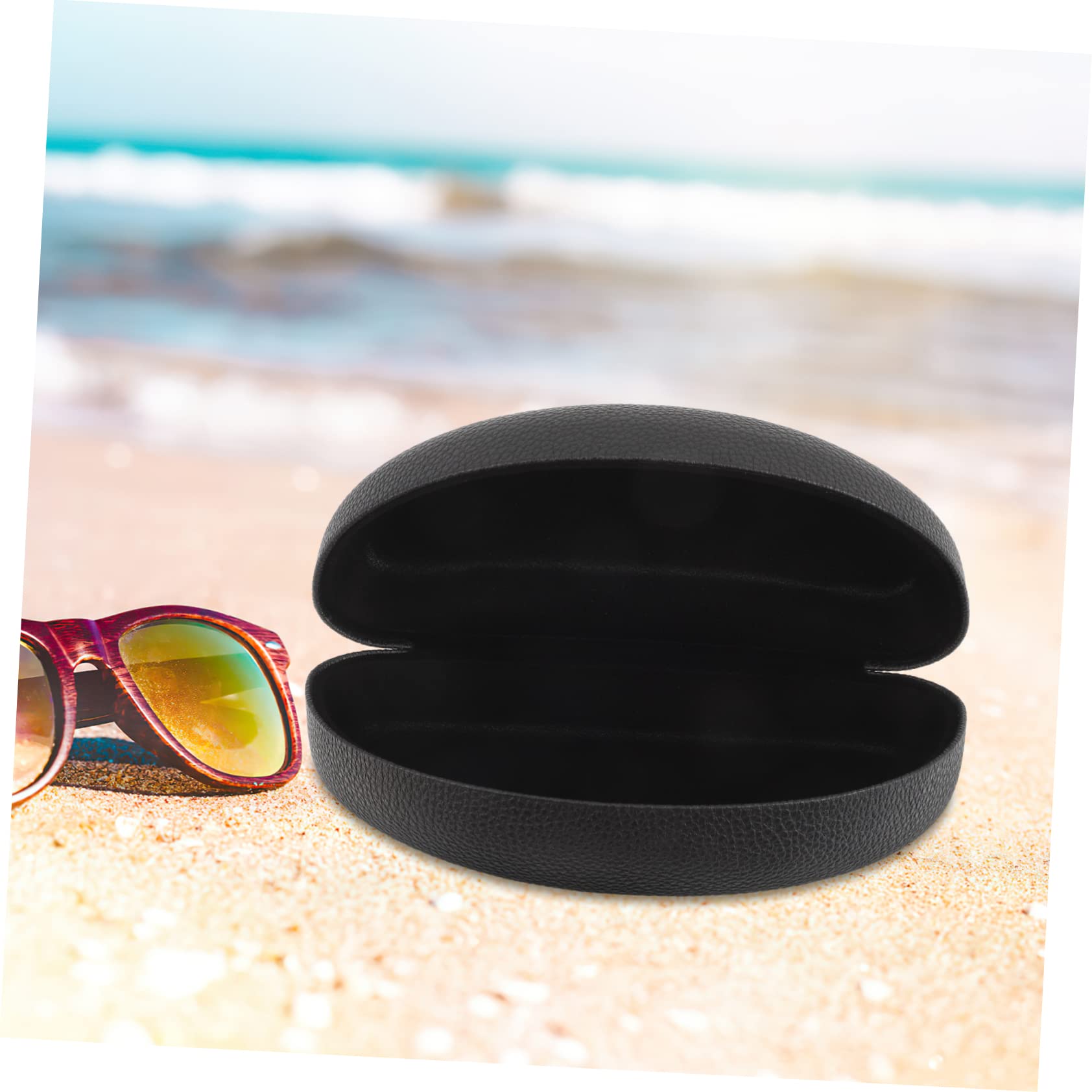 VALICLUD Custodia Per Occhiali Da Sole Occhiali Leggeri Sottile Piadine Esterno Custodia Per Occhiali Da Viaggio Custodia Rigida Per Occhiali Da Sole Rivestimento in Pvc