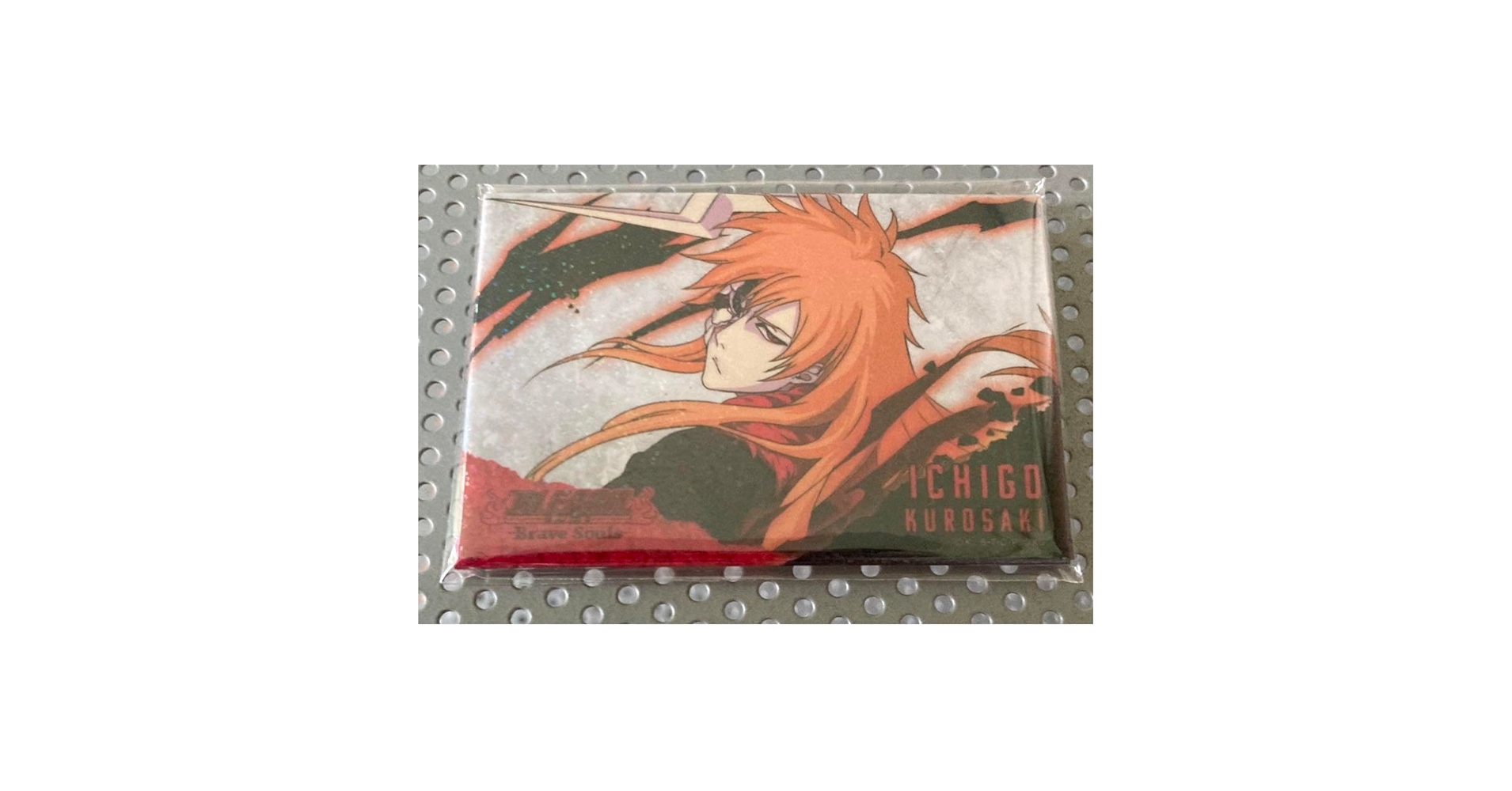 Amazon.co.jp: BLEACH スクエア缶バッジ 黒崎一護 長髪