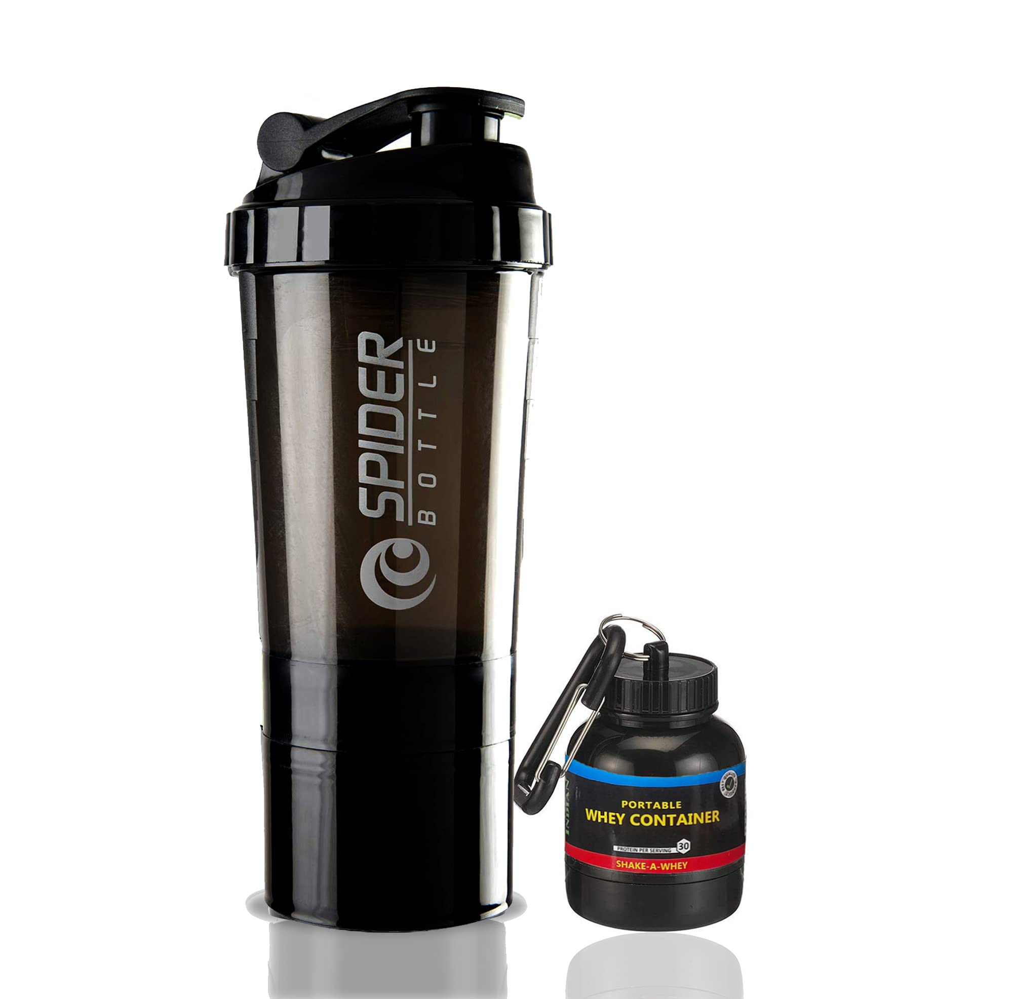 Amazing Designer Protein Shaker Bottle with Wheyloader/Funnel|for Gym Workout Protein Gym Shaker Bottle, Cyclone Shaker, Gym Shaker Bottle, BPA-Free Material Shaker Bottle 500ml (Black)-picture-24