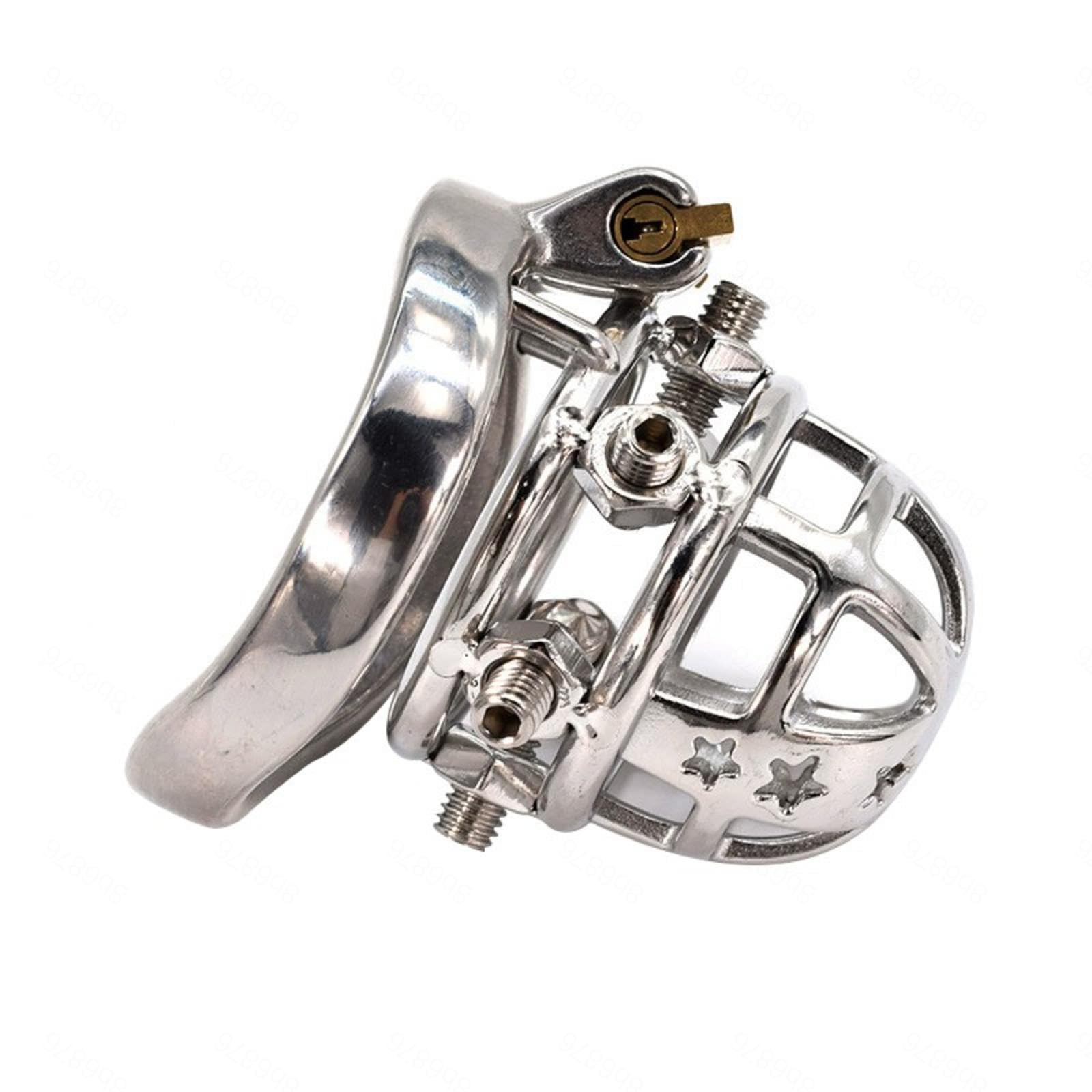 Cage Chastetée Metal Micro Cage De Chasteté Acier,A-45mm