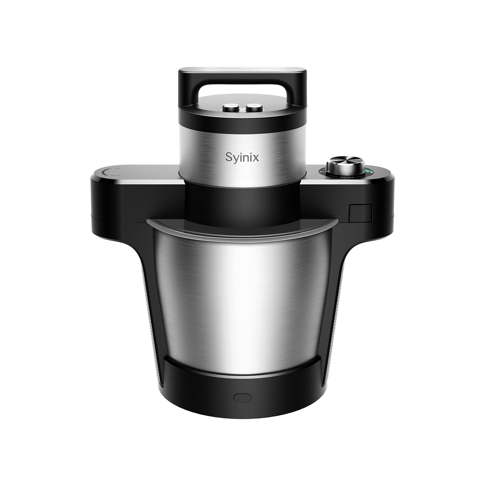 Syinix Swallow Maker EcoPlus, Semi Automatic Fufu Machine & Pounded Yam Maker, Fufu Maker 6L, Swallow Mode & Express Mode, 1000W Heating Power, Non-Stick Pot for Eba, Banku, Semolina, Ugali
