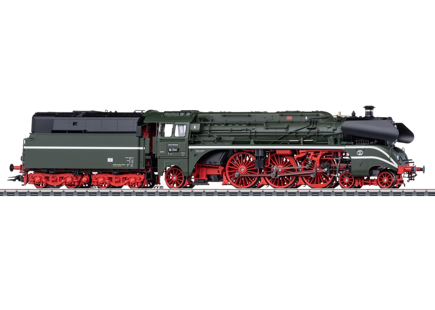 Märklin H0 - Steam Locomotive Series 18.3 - Digital Decoder mfx+ - Dynamic Smoke Emission - Filigree Metal Construction - Era III - 39029