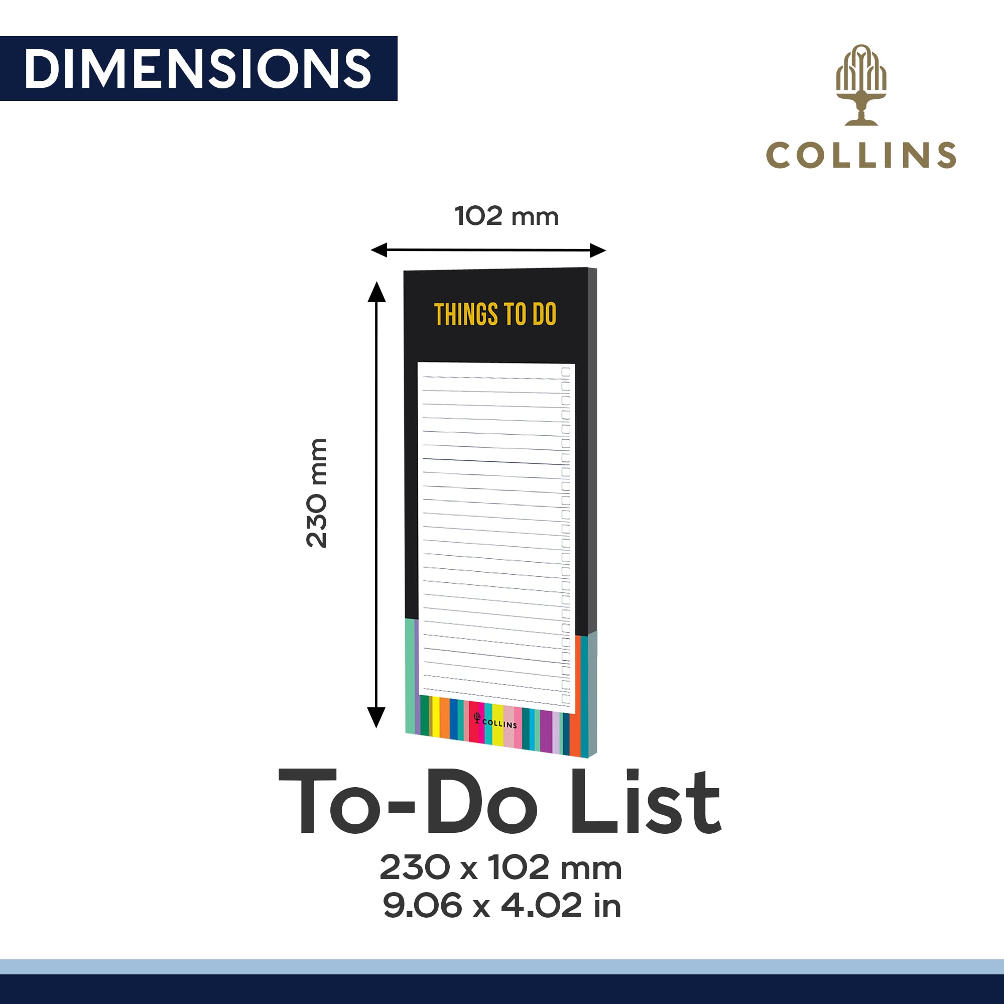 Amazon.co.jp: Collins Edge レインボー スリム マグネット To Do