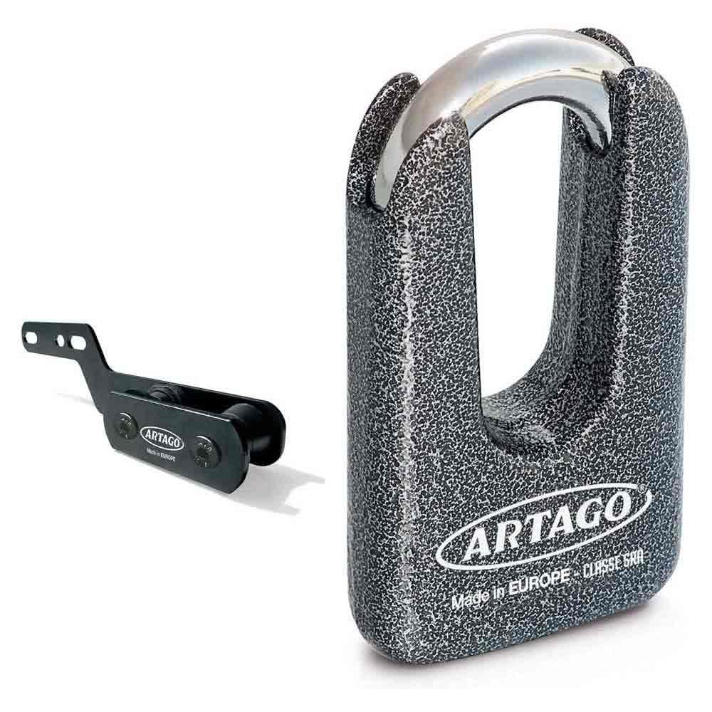 Artago 69T3 High Range Disc Lock and Bracket for Kawasaki Z900, SRA Approved, Sold Secure Gold, ART4, Metal Finish