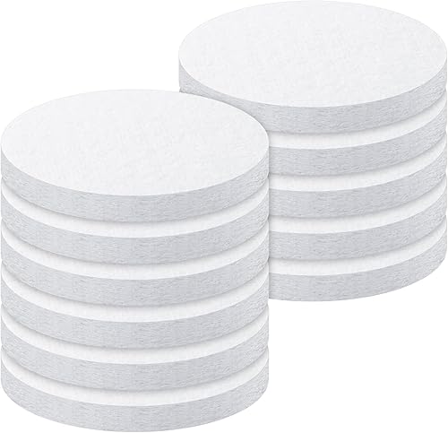 Miniatura 7 de Pangda 12 piezas de mecha circular de lana de cerámica para fogata de mesa de 2.4 pulgadas, combustible de bioetanol, cuenco para extender el tiempo