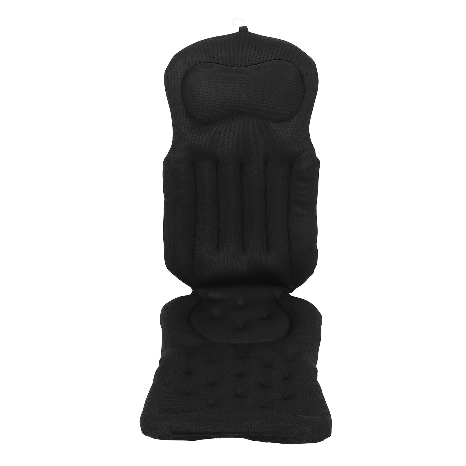 Qcwwy Oddychająca Poduszka do Kąpieli Siatka 4D Poduszka do Wanny na Całe Ciało, Ergonomiczna Wielostrefowa Konstrukcja Wspierająca Głowa Szyja Wyrównanie Pleców Relaks Kąpieli Oddychająca, Zmywalna