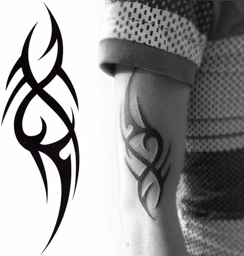 S.A.V.I Temporary Tattoo For Girls Men Women 3D Hand Sticker Size 19x12CM – 1PC. (46M)
