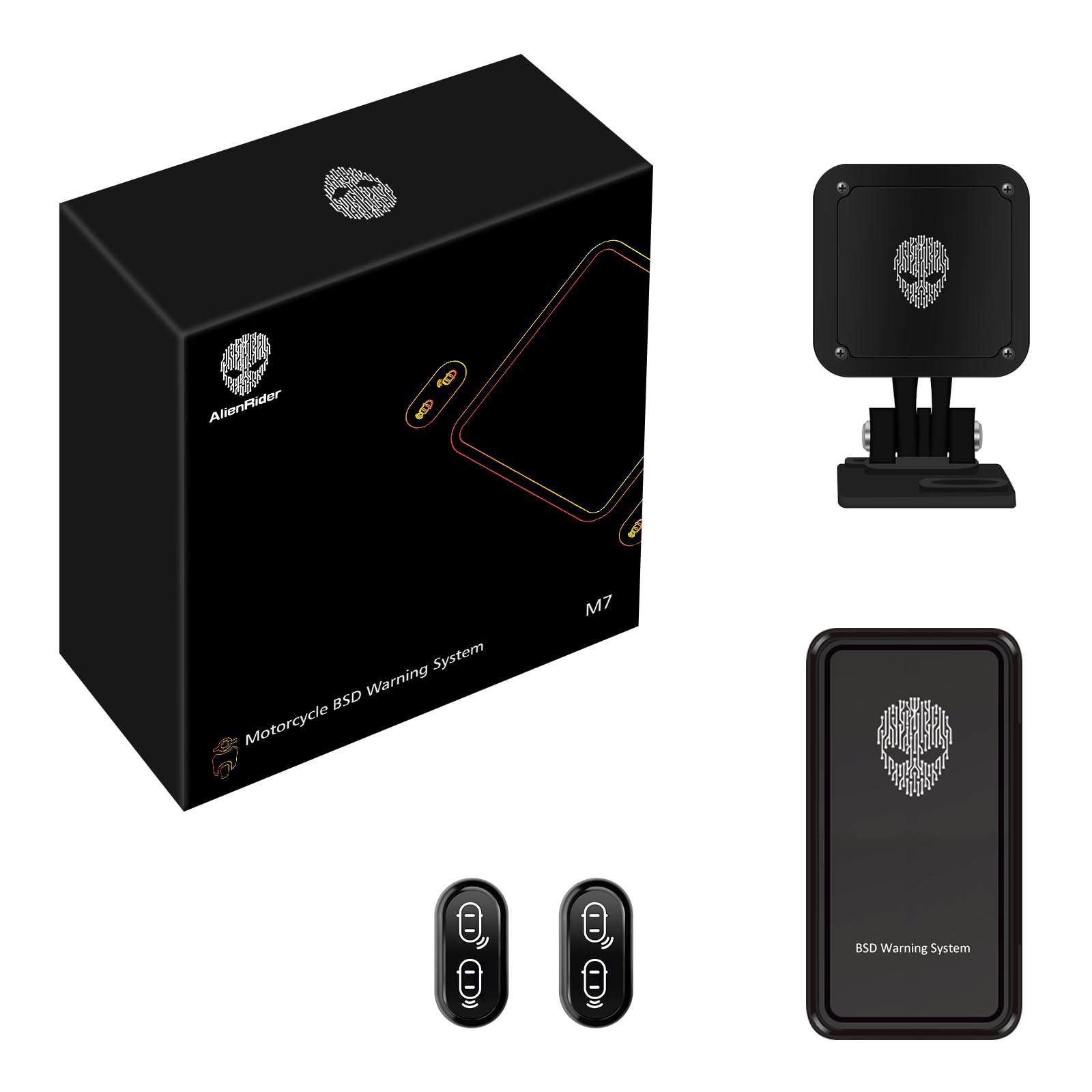 Amazon.com: AlienRider M7 Motorcycle BSD Blind Spot