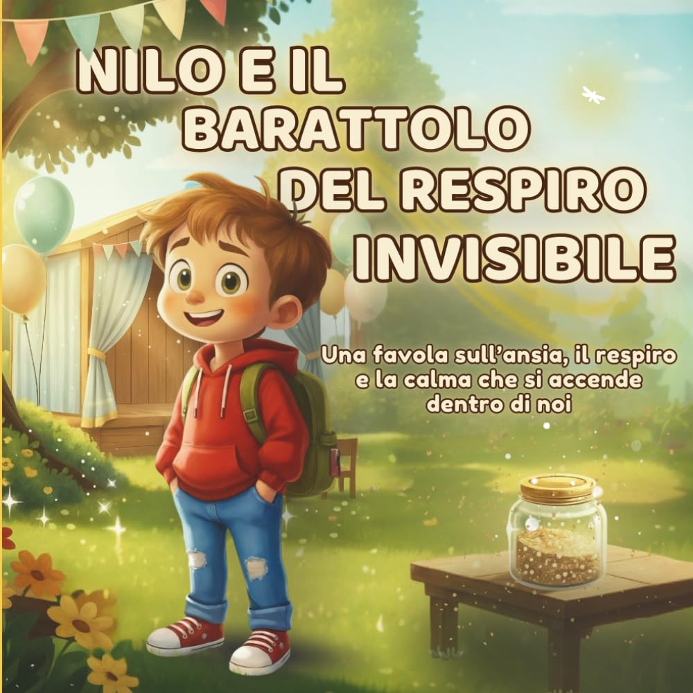 Nilo e il Barattolo del Respiro Invisibile: Aiuta i bambini dai 5 ai 10 anni a gestire l'ansia attraverso una storia illustrata e un esperimento sul respiro consapevole (NILO - Scienza ed Emozioni)