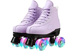 Women's Cowhide High-Top Roller Skates: Embrace Urban Cruising with Classic Style